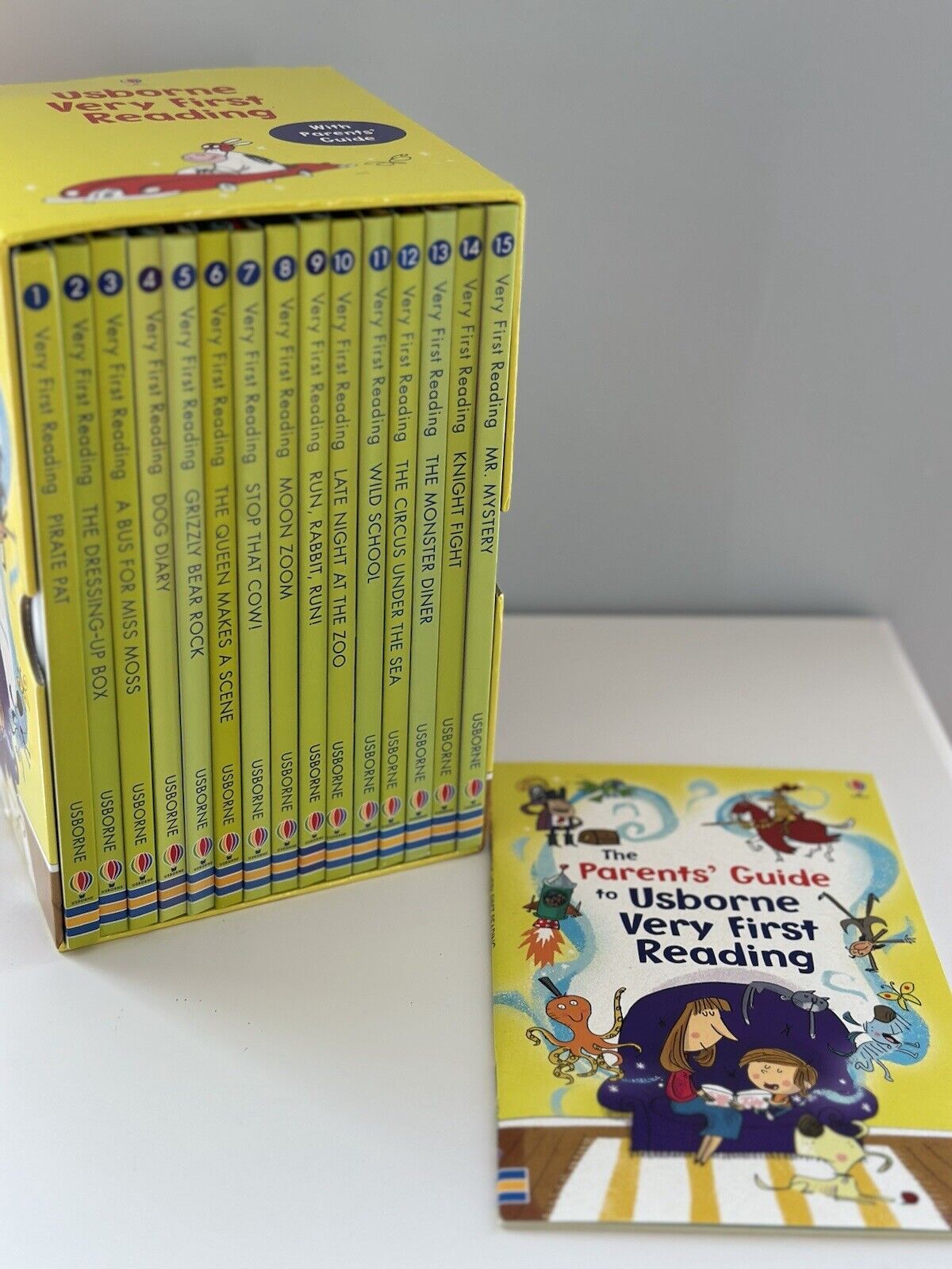 Usborne Very First Reading Book Set, 15 Hardcover, Parents Usborne Very First Reading Book Set, 15 Hardcover, Parents