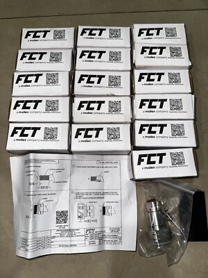Lot of 16 pieces of FCT Molex 7/16  DIN Connectors CA-TM-3539D-250_ASSY new