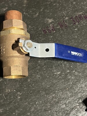 nibco mss sp-110 1-1/2'' nos threaed and solder 150 swp 600 cwp