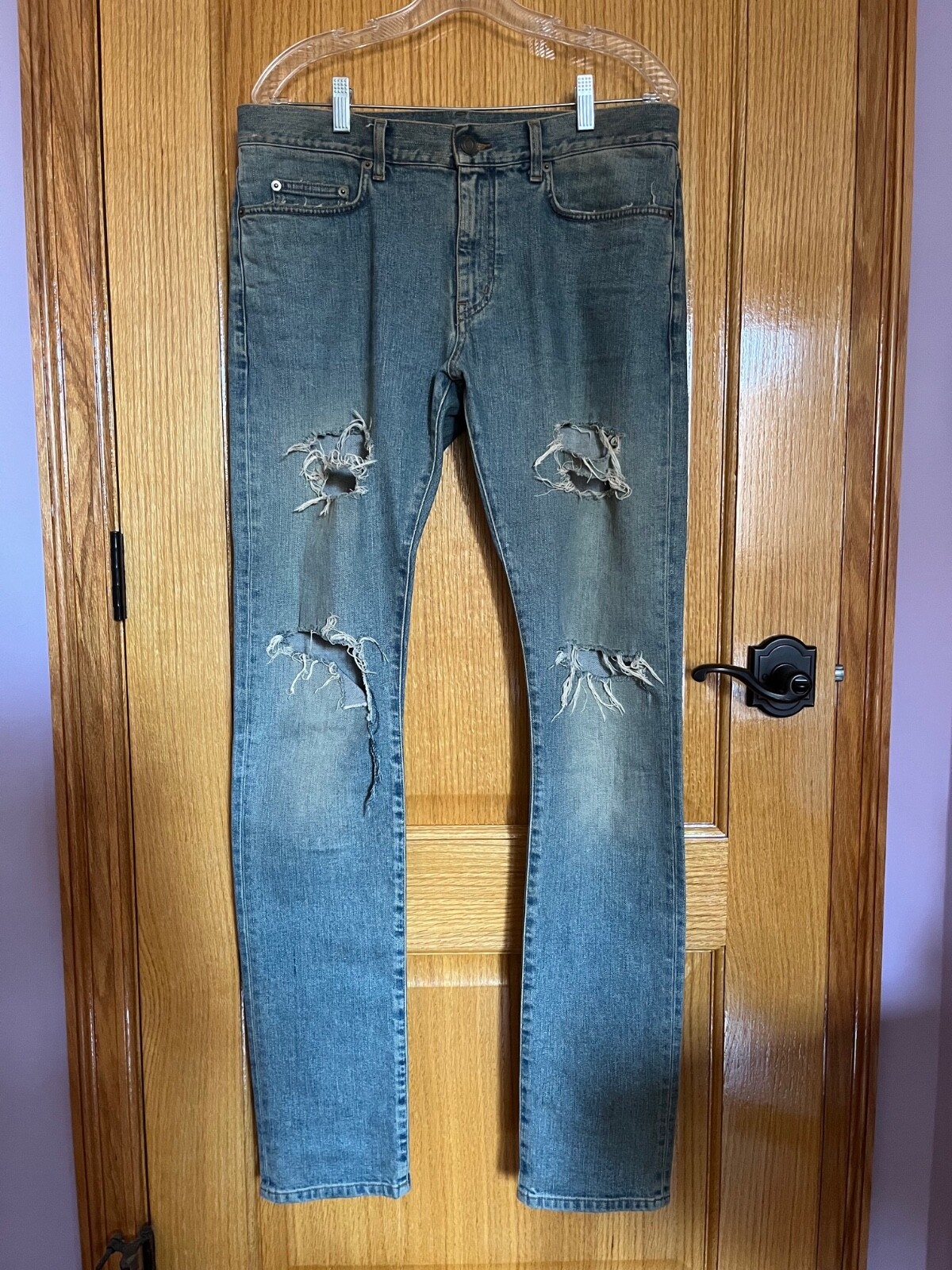 saint laurent paris 2014 w29 バイカーデニムジーンズ Saint Laurent Paris 2014 Biker Jeans – I Miss You MAN