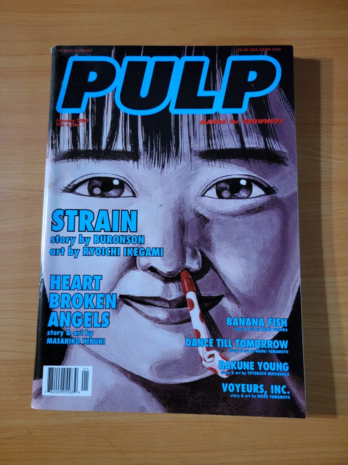 PULP Manga Magazine Vol. 4 #1 ~ VF - NEAR MINT NM ~ January