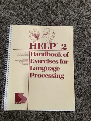 HELP 2 Handbook of Exercises for Language Processing Speech & Language Therapy