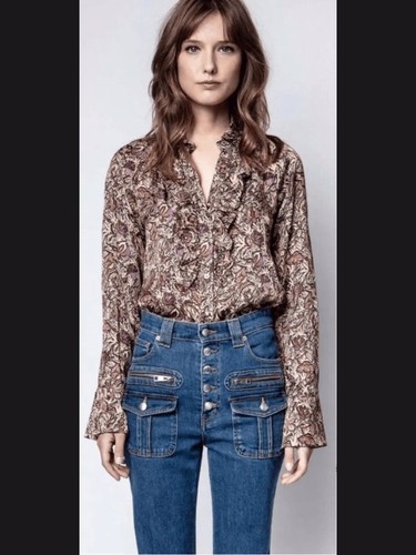 Tシャツ・カットソー ZADIG & VOLTAIRE Woman T-Shirt Beige JWTN02603 102 Luxury French Women's T-Shirts | Zadig&Voltaire