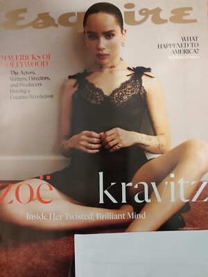 ESQUIRE MAGAZINE SEPTEMBER 2024 ZOE KRAVITZ JONATHAN NOLAN MIKE FAIST HOLLYWOOD