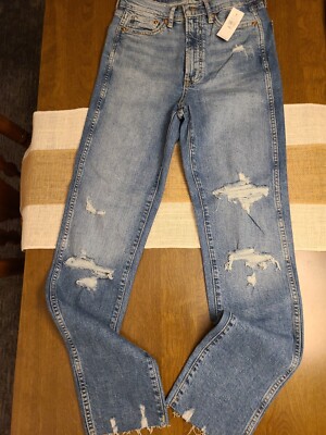 GAP Denim High Rise Vintage Slim Jeans Size 25/0 Long Regular Wash MSRP $69.99