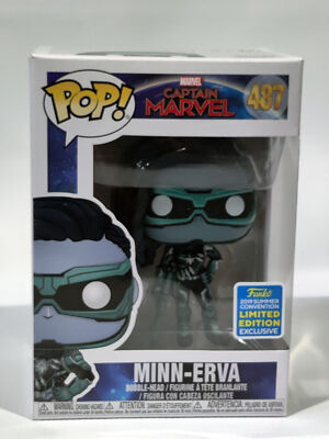 Funko Pop! Marvel Minn-Erva #487 2019 SDCC Shared Exclusive Vaulted
