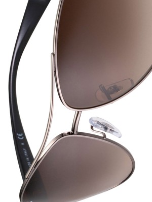 RAY BAN RAY-BAN MEN'S RB3386 AVIATOR SUNGLASSES, BROWN
