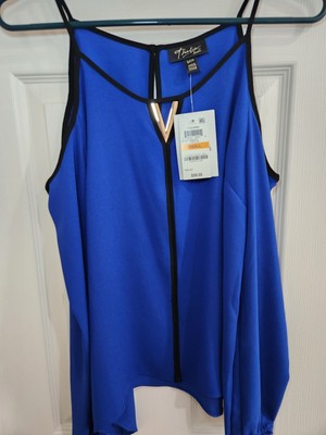 Thalia Sodi Navy Top NWT Sz Small 