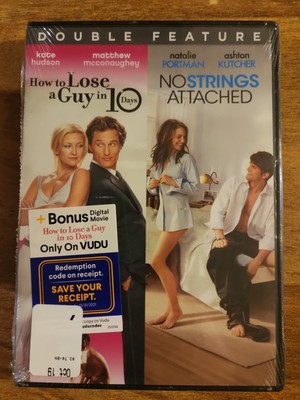 How to Lose a Guy in 10 Days / No Strings Attached (DVD) SEALED O18