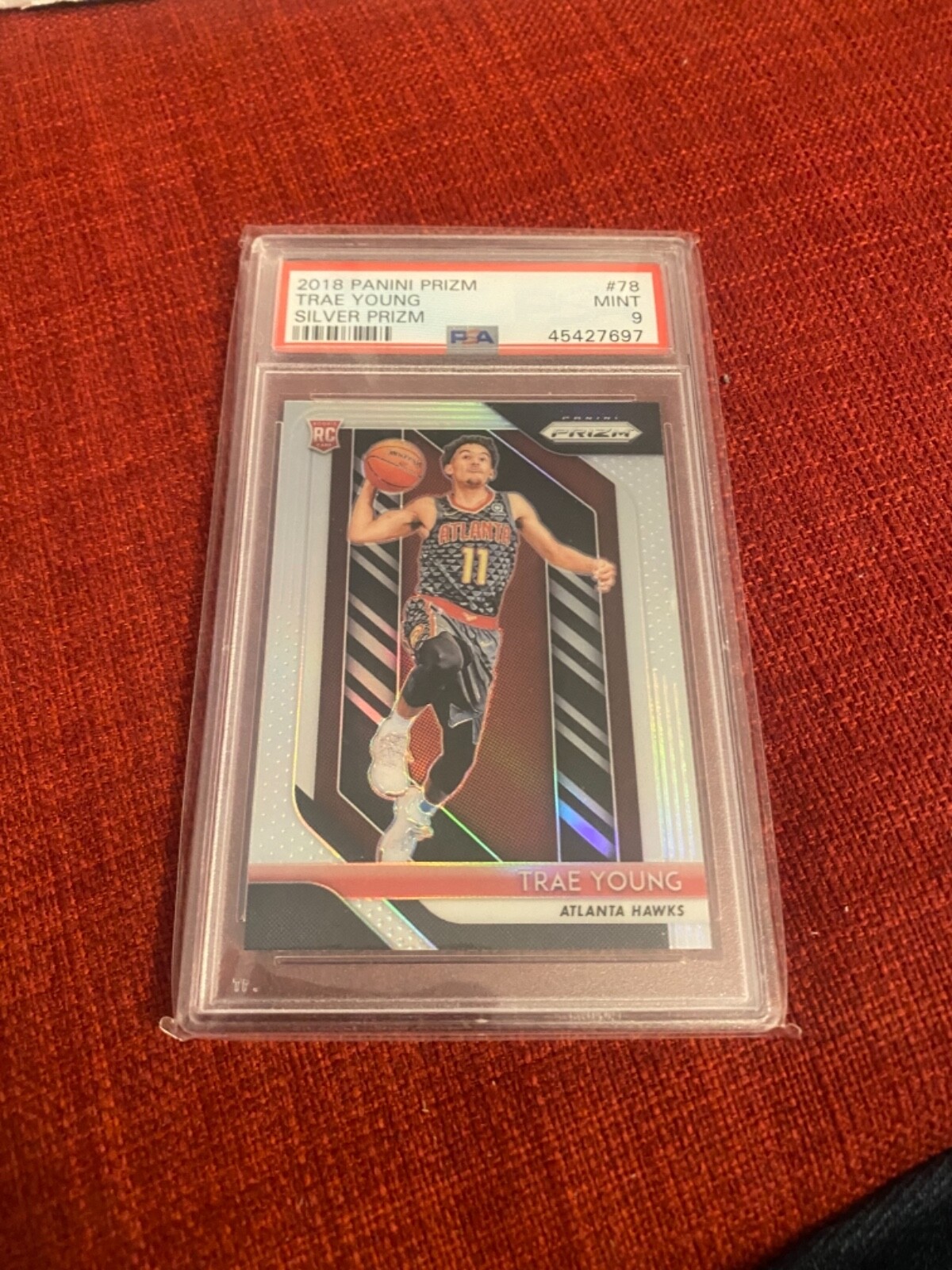 Trae Young 2018 prizm silver rookie #78 psa mint 9 | eBay