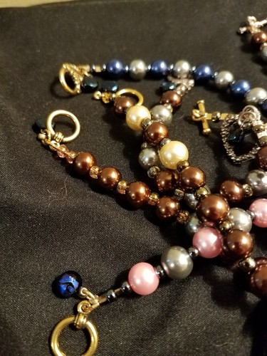 Lot Of 6 Beaded Bracelets Stocking Stuffer Gift Wholesale Restock