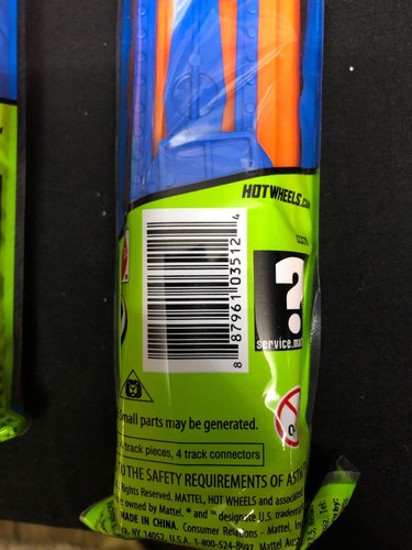 Hot Wheels Street Track Set Of 3/9 Feet Of Track