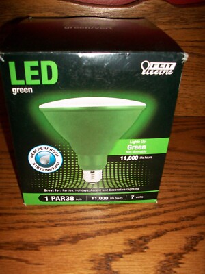 Feit Electric PAR38/G/10KLED Green LightBulb, FREE SHIP