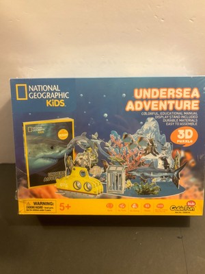NATIONAL GEOGRAPHIC KiDS ''UNDERSEA ADVENTURE 3D PUZZLE & MANUAL