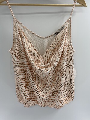 Gypsies & Moondust Juniors' Textured Cowl-Neck Camisole Size L