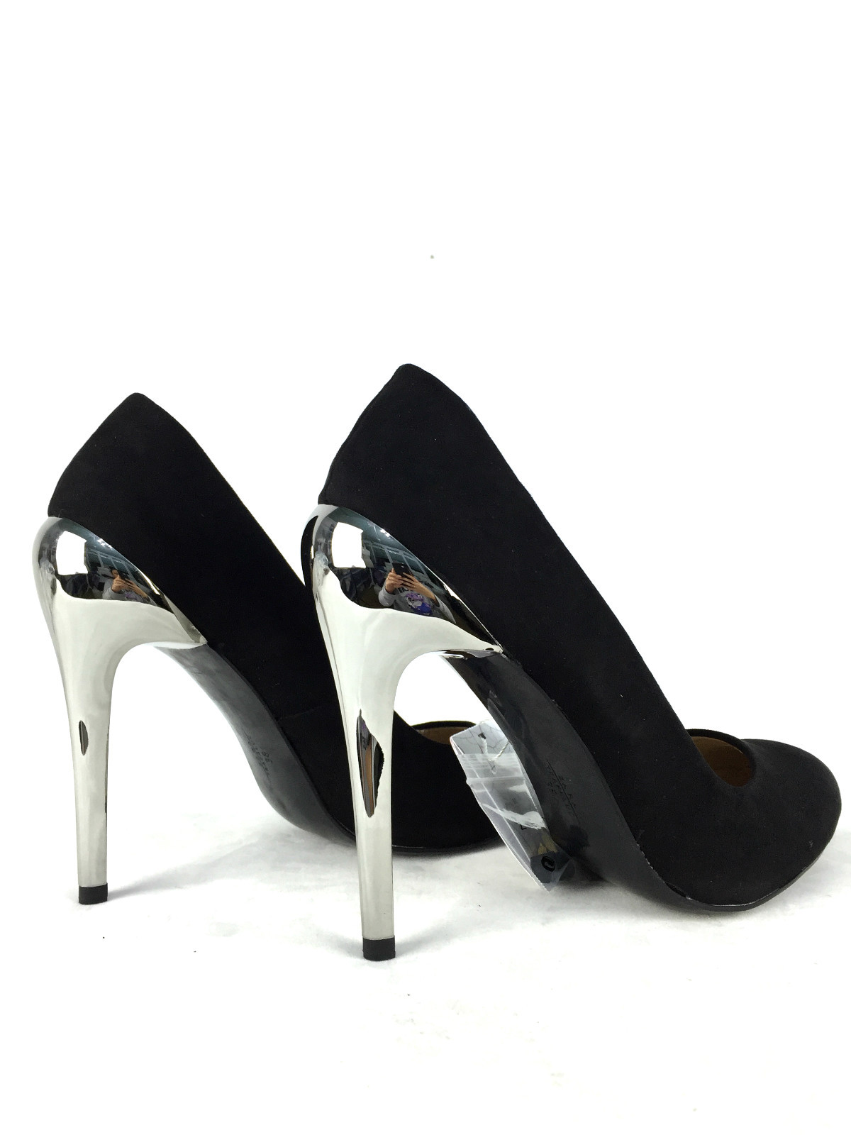 zara black court shoes