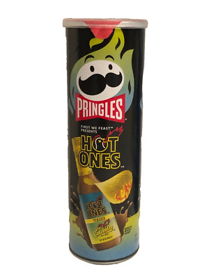 NEW RELEASE PRINGLES HOT ONES VERDE FLAVOR POTATO CRISPS CHIPS 5.5 OZ (158g) CAN