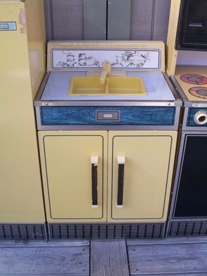 vintage metal play kitchen
