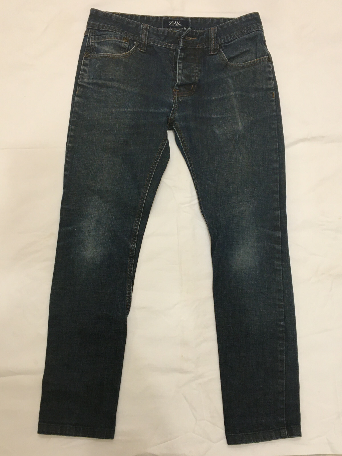 Zak Brand Jeans L.A. Buttonfly Blue Jeans Men's Size 28 | eBay