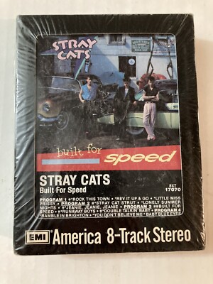 Stray Cats Built For Speed 8-Track New Sealed