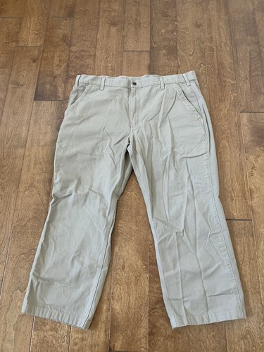 CARHARTT Men's B299 GKH Canvas Khaki Relaxed Fit Pants Work
