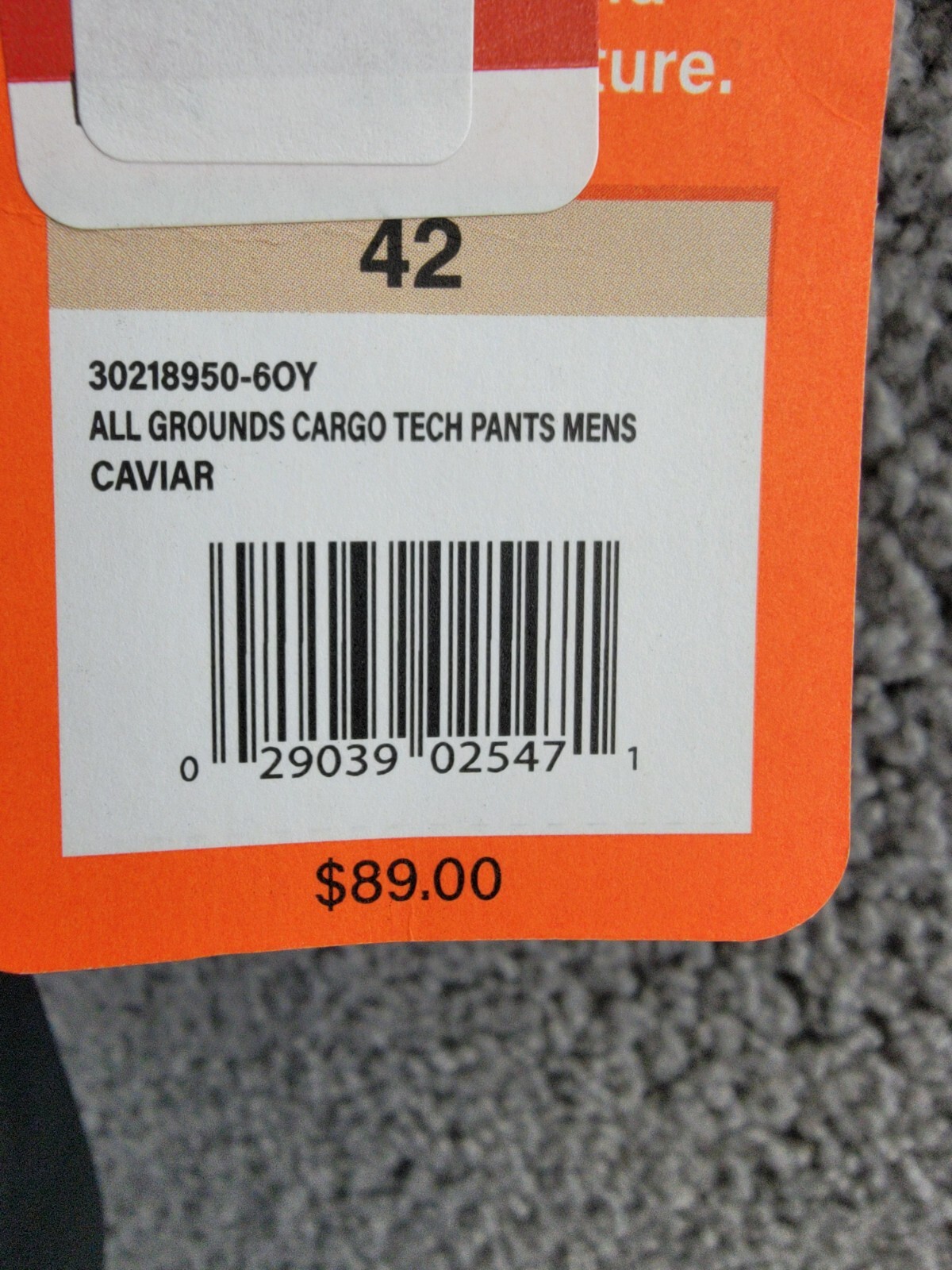 BASS OUTDOOR Regular-Fit Stretch Performance Cargo Pants Men's 42 Caviar Solid - Picture 18 of 18