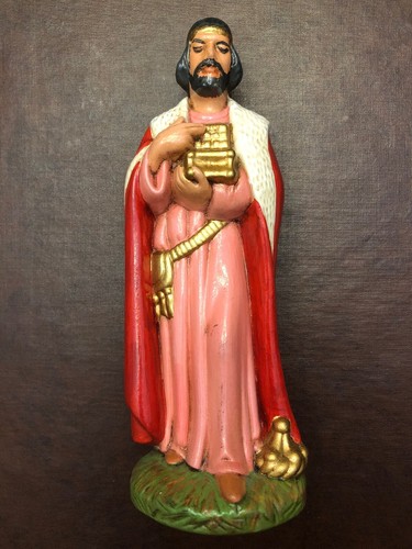 VINTAGE HOLLAND O MOLD Wise Man NATIVITY FIGURE CHRISTMAS DECOR