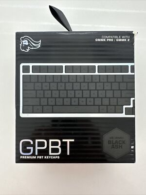 Glorious GPBT ANSI Mechanical Keyboard Keycaps (Black Ash)