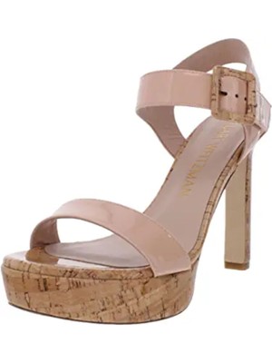 

STUART WEITZMAN Женские розовые сандалии Alesha на платформе 1-1/2 дюйма на шпильке 9,5 м, Розовый, S1104