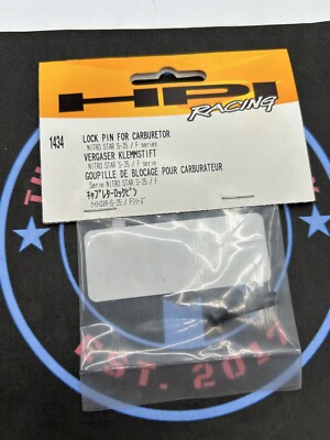 HPI Racing. Lock Pin For Carburetor. Item #1434 New Old Stock.