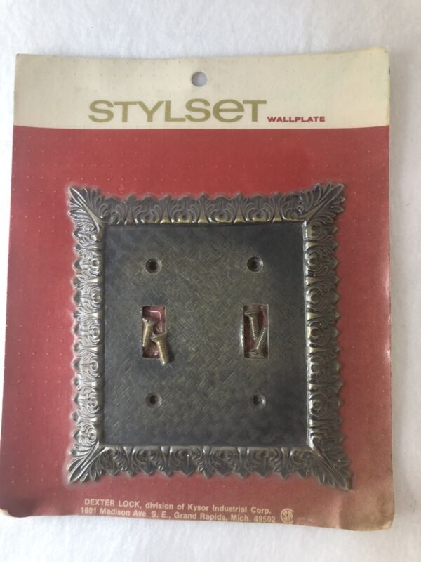 Stylset Double Switch Plate MCM  NOS Dexter