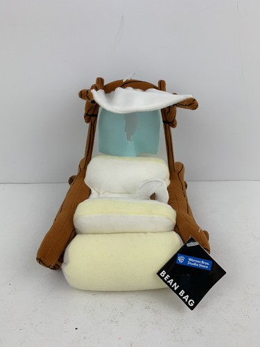 FLINTMOBILE Vintage 90’s Flintstones Plush Bean Bag Stuffed Animal Toy Cartoon