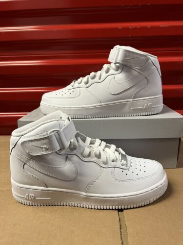 Pre-owned Nike Air Force 1 Mid '07 Athletic Triple White Basketball ...