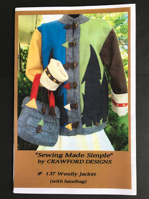 Misses Jacket Sewing Pattern Made From A Sweatshirt Crawford