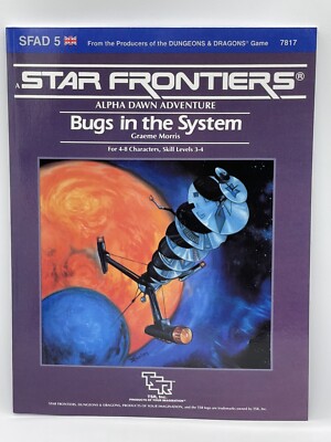 Star Frontiers: SFAD5 - Bugs in the System - TSR 7817 - PBR