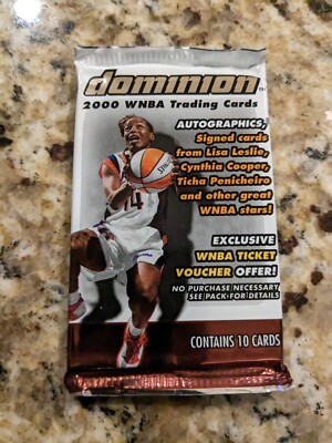 2000 FLEER SKYBOX DOMINION WNBA NEW FACTORY SEALED UNSEARCHED  HOBBY PACK(S)