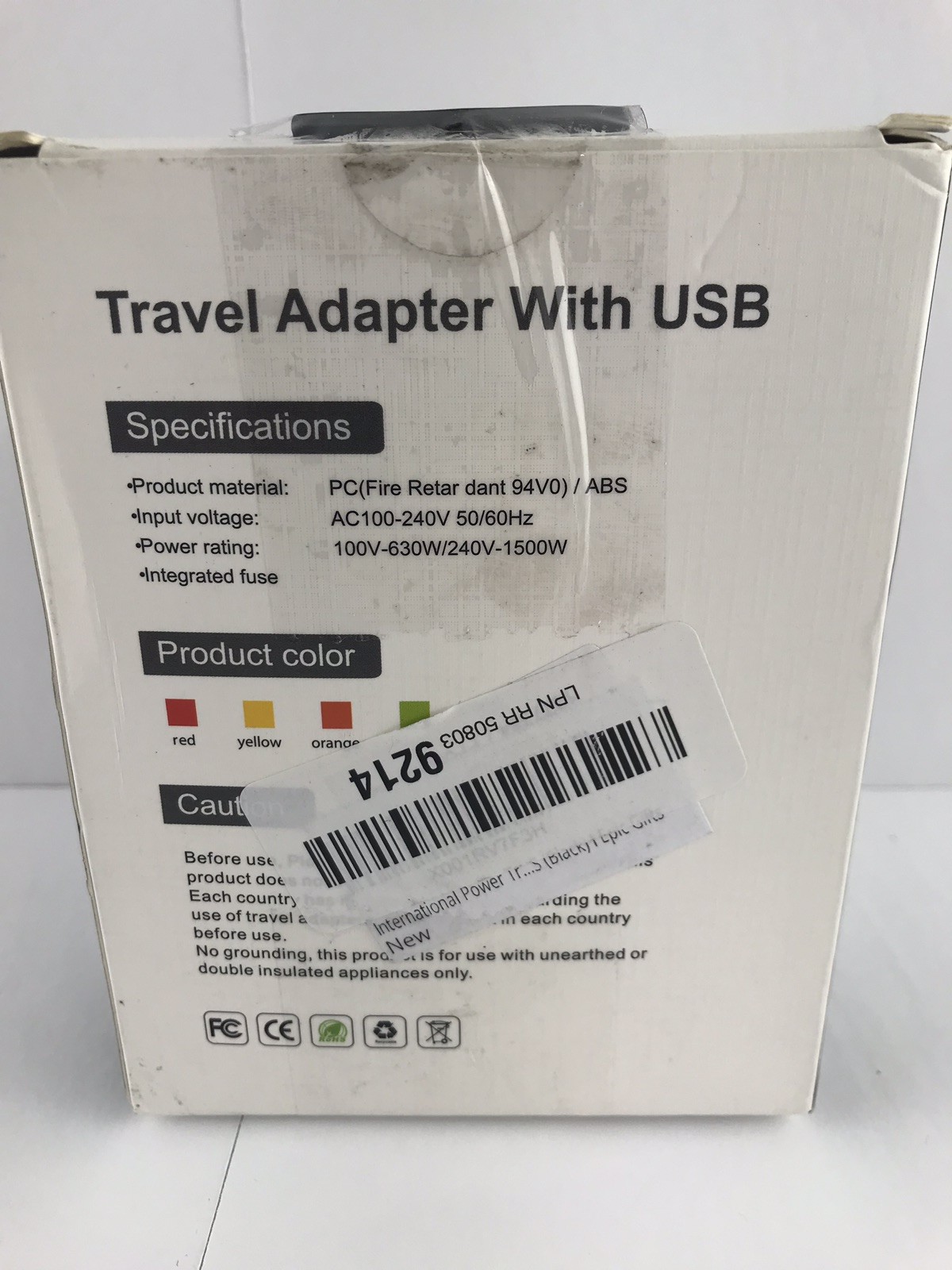 Travel Wall Adapter-1500W With 4 USB ports 150 Countries Compatible