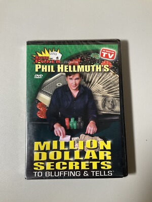 Phil Hellmuth s Million Dollar Secrets to Bluffing & Tells DVD