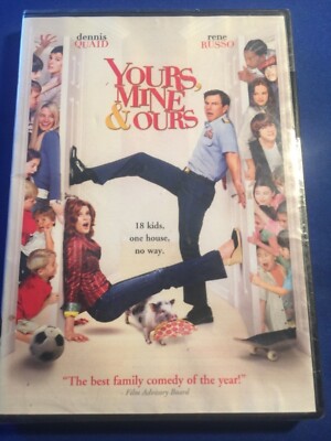 Yours,Mine & Ours (DVD) w/Dennis Quaid   widescreen   ..BRAND NEW & SEALED! 