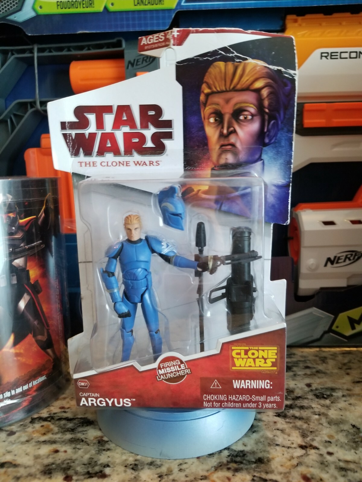 スター・ウォーズ CLONE WARS フィギュア CAPTAIN ARGYUS Star Wars Hasbro The Clone Wars Captain Argyus Senate