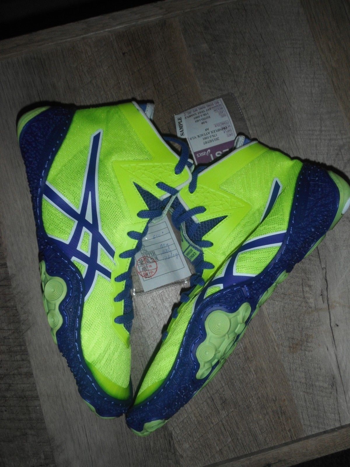Asics Omniflex Attack Sample Wrestling Shoes- RARE