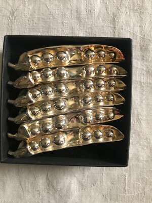Demain Jadis Orfevre Paris 6 Peapod knife rests