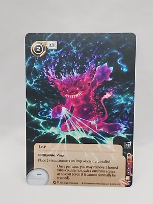 Android Netrunner Imp Alt Art Program Promo Card
