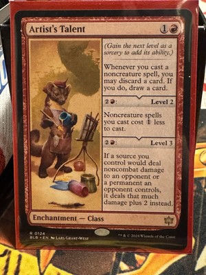 Pack Fresh - NM - Artist's Talent Bloomburrow Regular - Rare - Enchantment