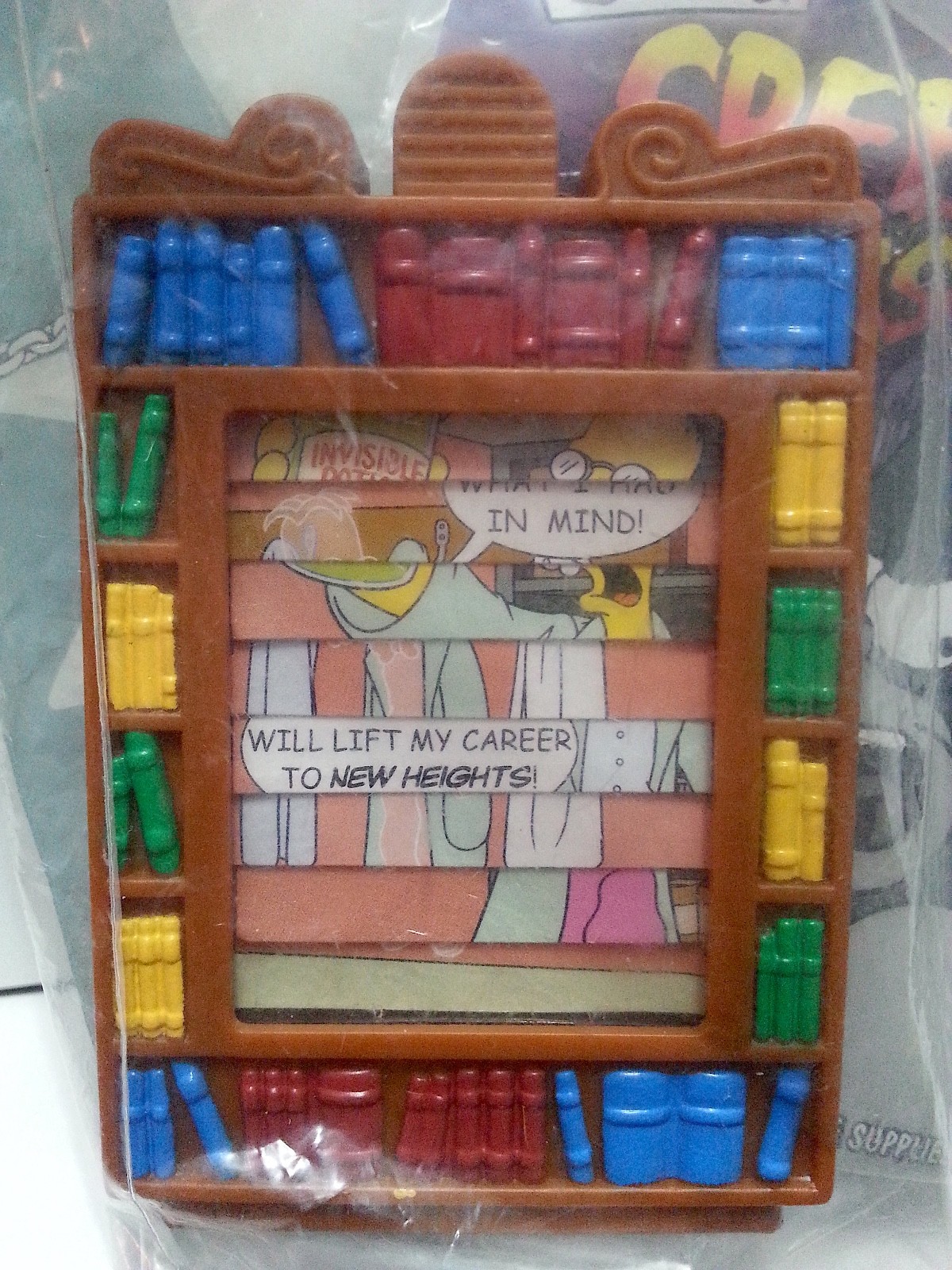 THE SIMPSONS PROFESSOR FRINK BURGER KING CREEPY CLASSICS 2002 TOY UNOPENED!