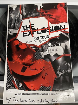 The Explosion Black Tape Poster