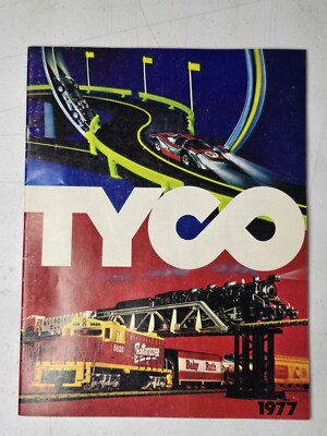 Vintage 1977 TYCO Dealer Catalog Model Trains & Race Cars Collectible Retro Fun