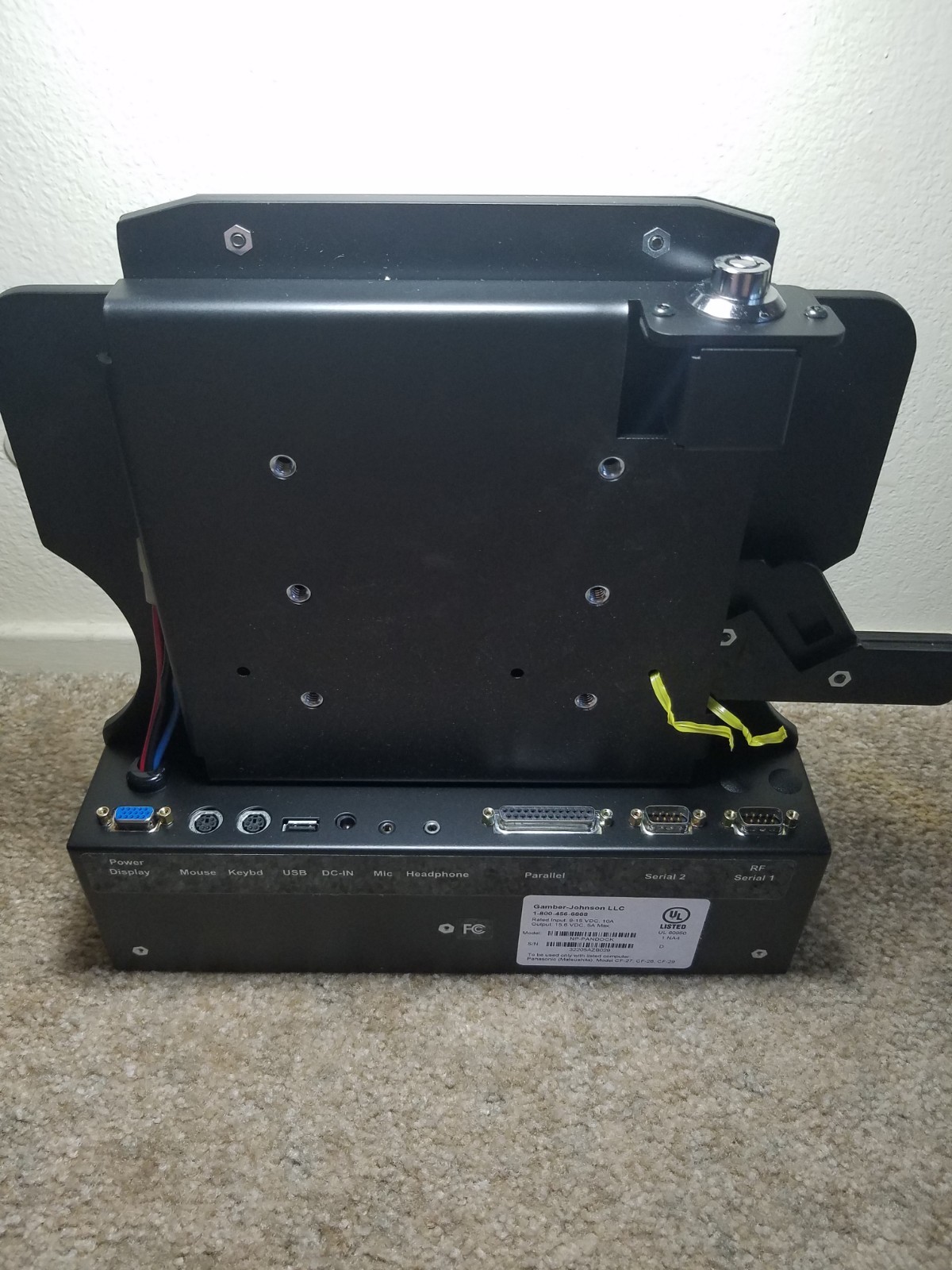 GAMBER JOHNSON NP-PANDOCK DOCKING STATION FOR PANASONIC TOUGHBOOK CF 27/28/29