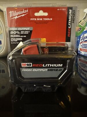 Milwaukee M18 High Output 18V Lithium Ion 12.0Ah Battery (48-11-1812)