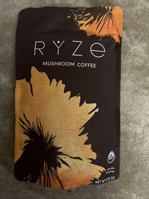 ORGANIC RYZE MUSHROOM COFFEE Brand New Bag 30 Servings